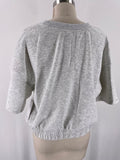 New Yogalicious Gray Scuba Top, XL