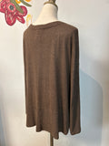 Westbound Brown Top, XL