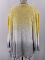 New Alfred Dunner Yellow/White Sweater, XL