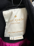 Kate Spade Black Wool Blend Jacket, 4