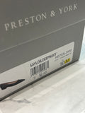 New Preston & York Saylor Navy Leather Flats, 10