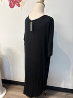 Carly Jean Black T-Shirt Dress, M