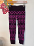 Lululemon Black/Purple Leggings, 6?