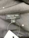 You Do You Black Stella & Dot Wrap Top, XL