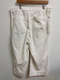 Madewell White Corduroy 25" Inseam Jeans, 33 (16)