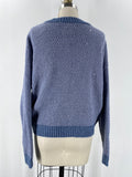 Lauren Conrad Metallic Blue Cardigan, L