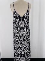 MSK Black/White Dress, M