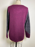 Karen Scott Purple Sweater, M