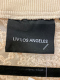 Liv Los Angeles Cream Sheer Jacket, M