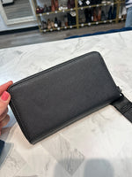 Steve Madden Black Wristlet, 8"x4.5"