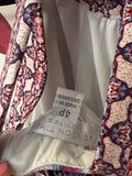 London Times Print Dress, 4 Petite