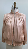Chico's Pink Silky Jacket, S Petite
