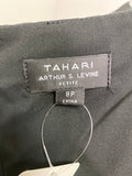 Tahari Black Dress, 8 Petite (no belt)
