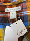 New Cato Plaid Vest, S