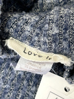 Love In Blue Sweater, M