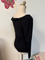 Bailey 44 Black Off Shoulder Sweater, L