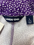 Lands End Purple Dress, L