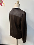 Jaclyn Smith Brown Genuine Leather Jacket, XL