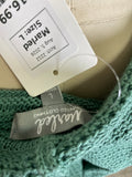 Marled Green Sweater, L
