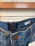 J. Crew Button Fly High Rise Straight 27" Inseam Jeans, 32 (14)