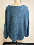 Pixi + Ivy Blue Sweater, L