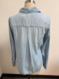 Cloth & Stone Chambray Top, M