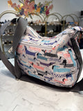 Lily Bloom Dachshund Crossbody Bag, 13"x9"