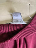Dressbarn Burgundy Sweater, 3X