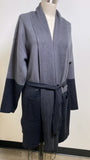Liz Claiborne Black/Gray Sweater, L