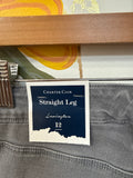 New Charter Club Gray Lexington Straight 31" Inseam Jeans, 12