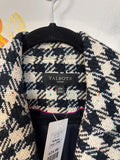 Talbots Blue Houndstooth Blazer Jacket, 20W