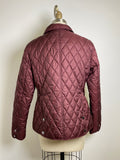 Laura Scott Burgundy Quilted Jacket, L