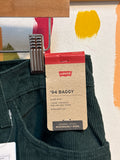 New Levi's Green Corduroy '94 Baggy Jeans, 31 (12)
