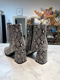 Madden Girl Snake Print Boots, 8