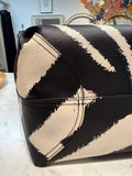 Coach Zebra Print Shoulder Bag, 18"x12"