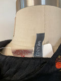 Anu Black 100% Pure Silk Jacket, XL