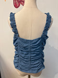 New Maeve Blue Anthropologie Top, XL