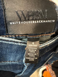White House Black Market High Rise Straight 27" Inseam Jeans, 4