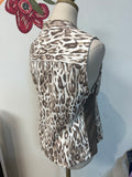 Chico's Animal Print Vest, S