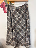 Jones Wear Plaid Skirt, 12