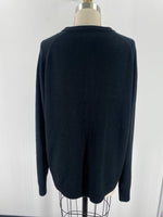 Karen Scott Black Cardigan, XL