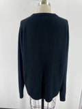Karen Scott Black Cardigan, XL