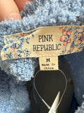 New Pink Republic Blue Cloud Print Sweater, M