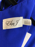 Eliza J Blue Open Shoulder Dress, 6