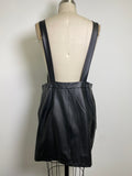 Wild Fable Black Faux Leather Dress, L