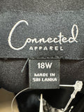 New Connected Apparel Black Dress, 18W