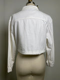 Love Tree White Denim Jacket, M
