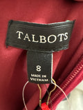 New Talbots Burgundy Dress, 8