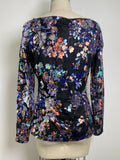 Boston Proper Black Sequin Top, S