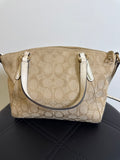 Coach Nylon with Leather Trim Crossbody Bag, 10"x7"
